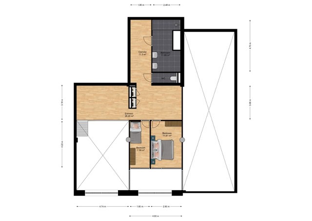 Foto 3: Rotterdam - Westzeedijk - Foto 3