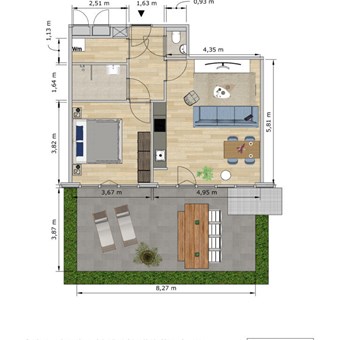 Eindhoven, Grenenhout, 2-kamer appartement - foto 2