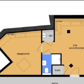 Oegstgeest, Geversstraat, 2-kamer appartement - foto 2