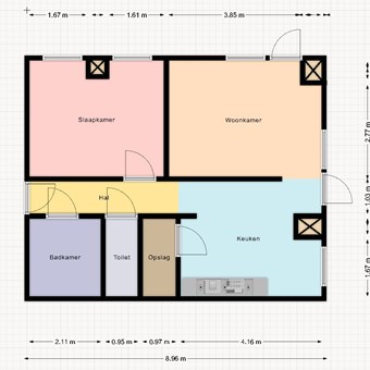 Nieuwegein, Wattbaan, 2-kamer appartement - foto 2