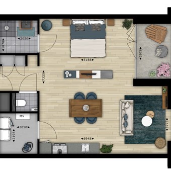 Eindhoven, Philitelaan, zelfstandige studio - foto 2